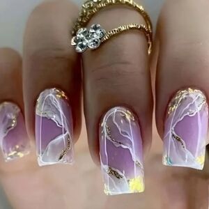 24 Pieces Fake press on nails